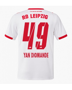 Billige Fotballdrakt RB Leipzig Yan Diomande #49 Replika Hjemmedrakt 2025-26 Kortermet Billige Fotballdrakt RB Leipzig Yan Diomande #49 Replika Hjemmedrakt 2025-26 Kortermet
